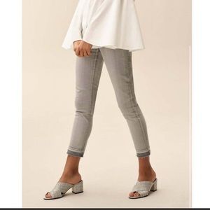 NYDJ Alina Gray Released Hem Ankle Jeans
